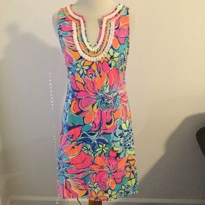 Lilly Pulitzer Harper Shift Dress Aqua breezy